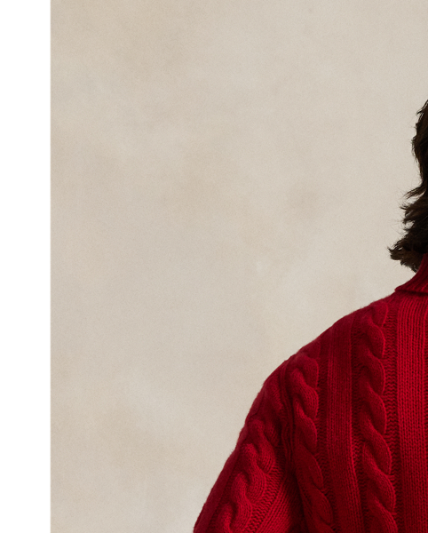 This unisex version of our iconic cable-knit roll neck jumper is knit with an Italian wool yarn that’s spun with a hint of cashmere.