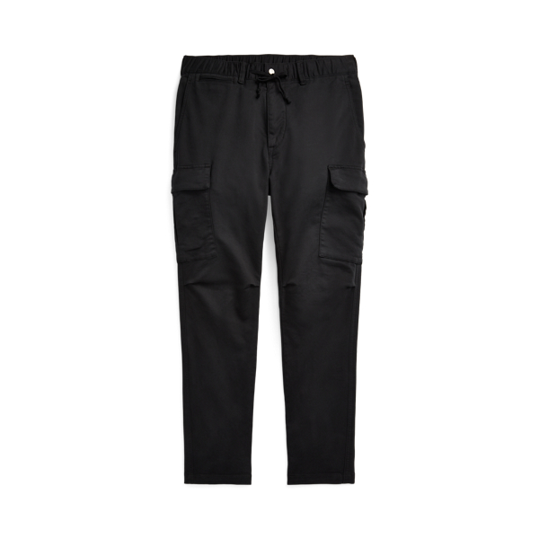 Pantalon slim sergé stretch façon maille