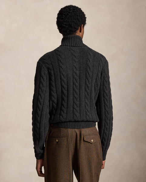 Maglia Dolcevita in Lana e Cashmere Ralph Lauren
