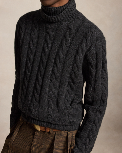 Maglia Dolcevita in Lana e Cashmere Ralph Lauren