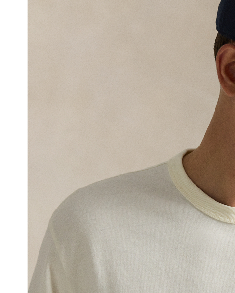 Washed for a perfectly broken-in look and feel, this cotton T-shirt is a Polo essential you'll reach for again and again.