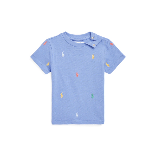 T-shirt Polo Pony em piqué de algodão
