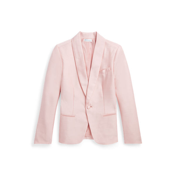 Stretch Faille Tuxedo Blazer