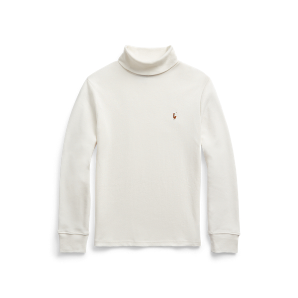 Cotton Interlock Turtleneck