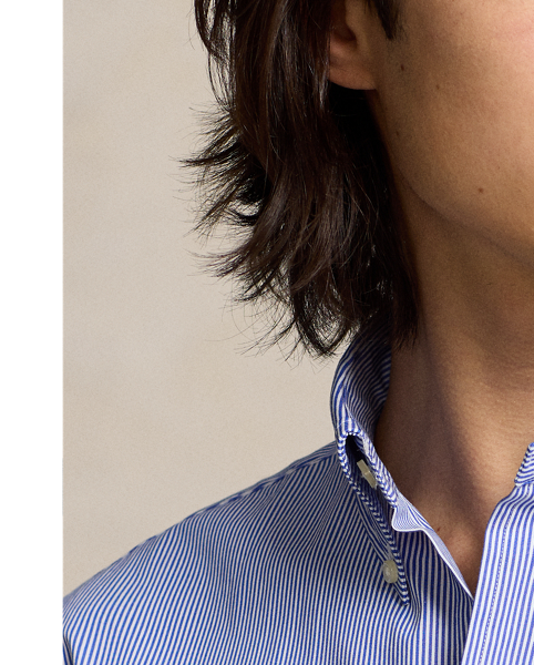 This shirt's poplin combines soft, breathable cotton with extra stretch for added comfort.