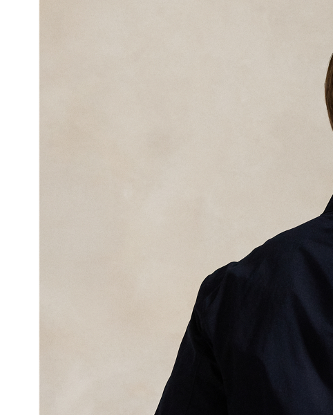 This fuss-free jacket is crafted from lightweight cotton twill and embroidered with our signature Pony. The body is lined with plaid cloth in the interior for a heritage-inspired finish.