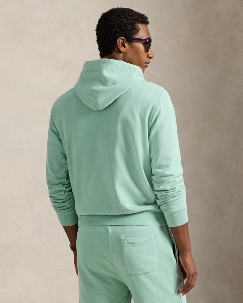 Felpa con cappuccio Ralph Lauren in cotone loopback
