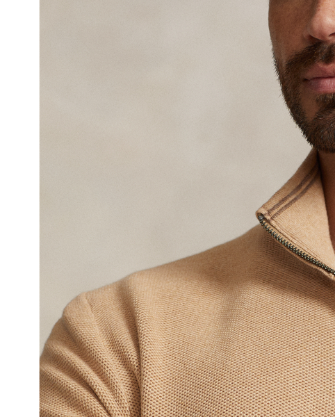 We've reinterpreted our iconic mesh fabric with combed cotton yarn to create this lightweight Big & Tall jumper.