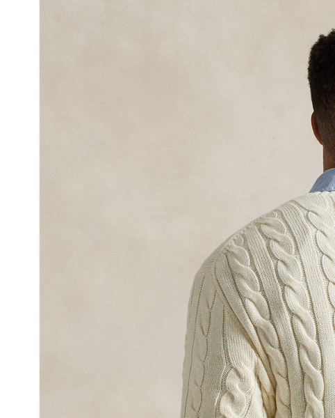 This Big & Tall cotton jumper combines two of Polo's most iconic design details: a textural cable-knit motif and our signature embroidered Pony.