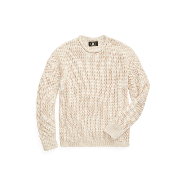 Cotton-Linen Rollneck Sweater