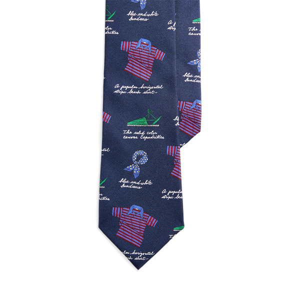 Summer-Wardrobe-Print Silk Twill Tie