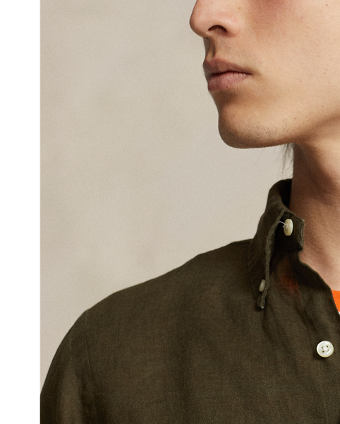 Lightweight, breathable linen and a modern fit establish this shirt as a warm-weather essential.