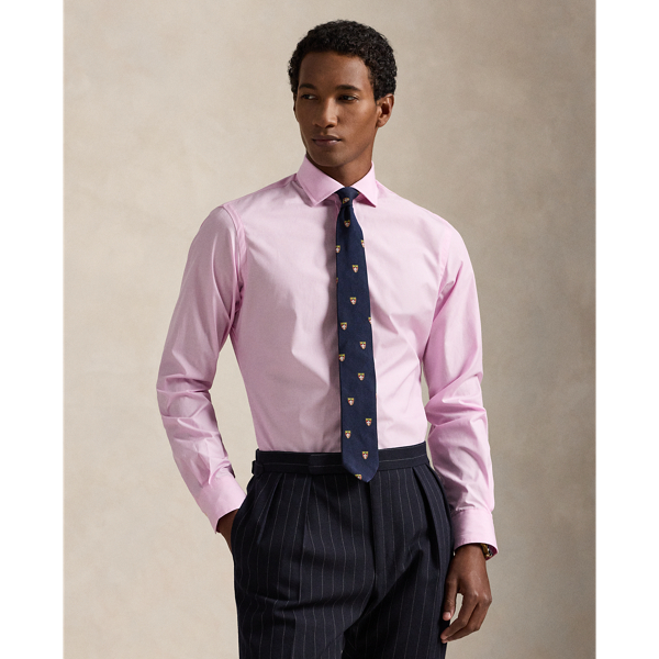 Made from a lightweight cotton fabric, this shirt features a trim fit and our signature embroidered Pony on the hem.