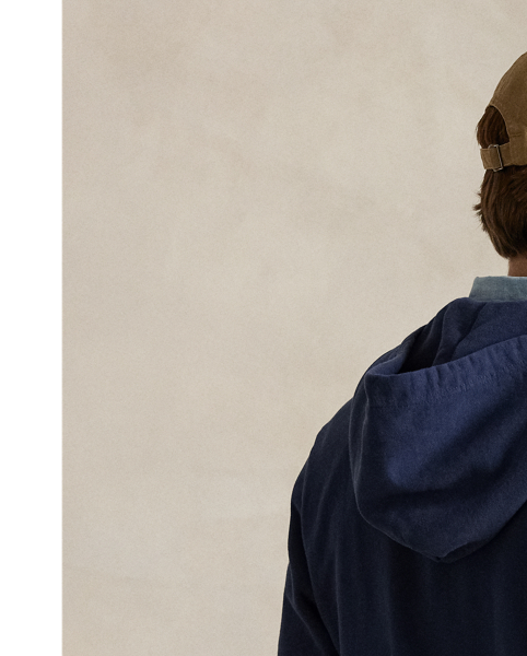 Lighter in weight than our RL Fleece, this loopback cotton hoodie is specially washed for a vintage-inspired look and features a soft terry-like interior.