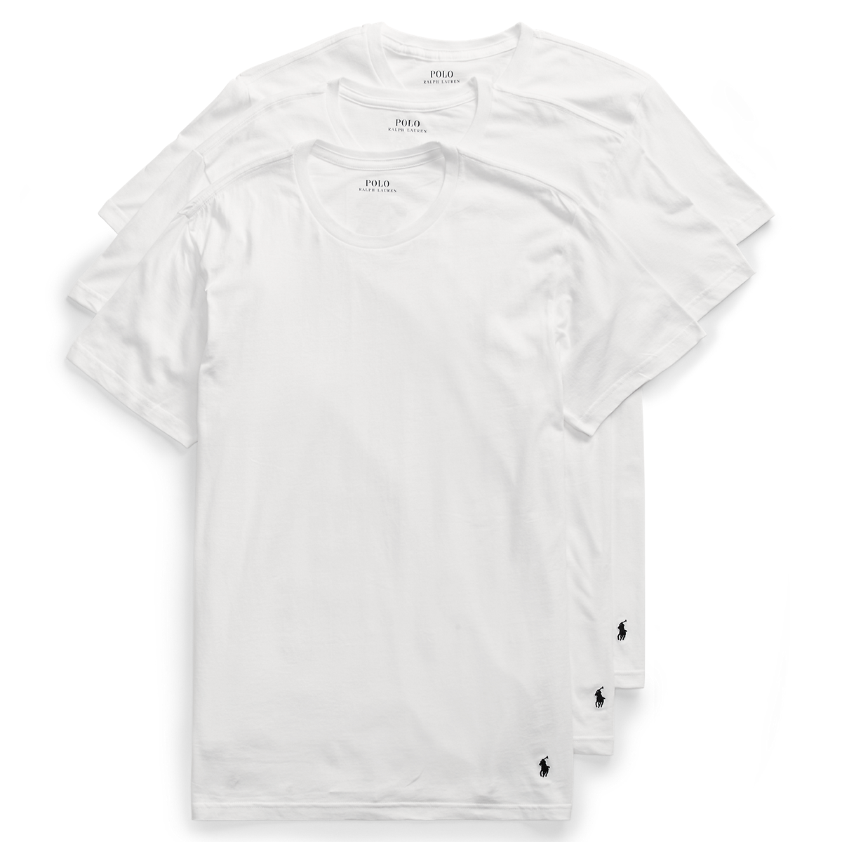 Men's Classic Crew T-Shirt & Undershirt | 3-Pack | Ralph Lauren