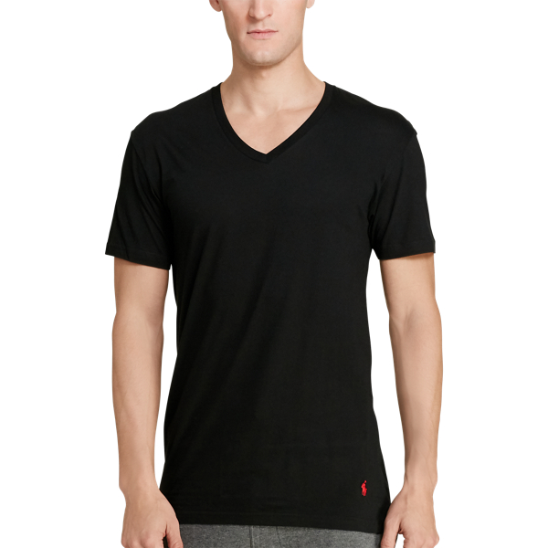 polo v neck t shirt 3 pack