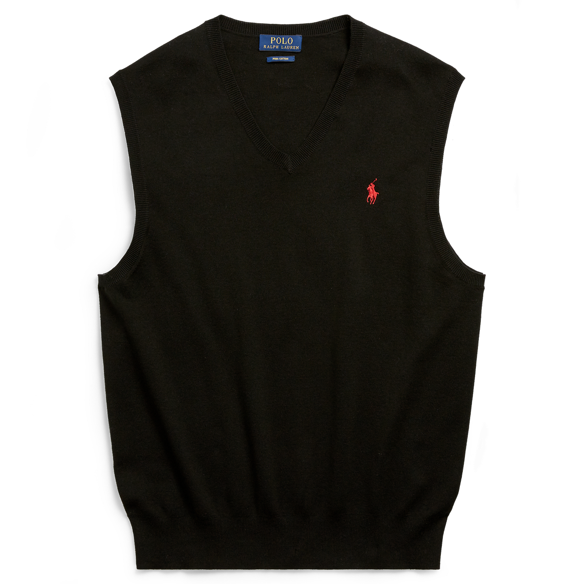 Cotton V-Neck Sweater Vest | V-Neck Sweaters | Ralph Lauren