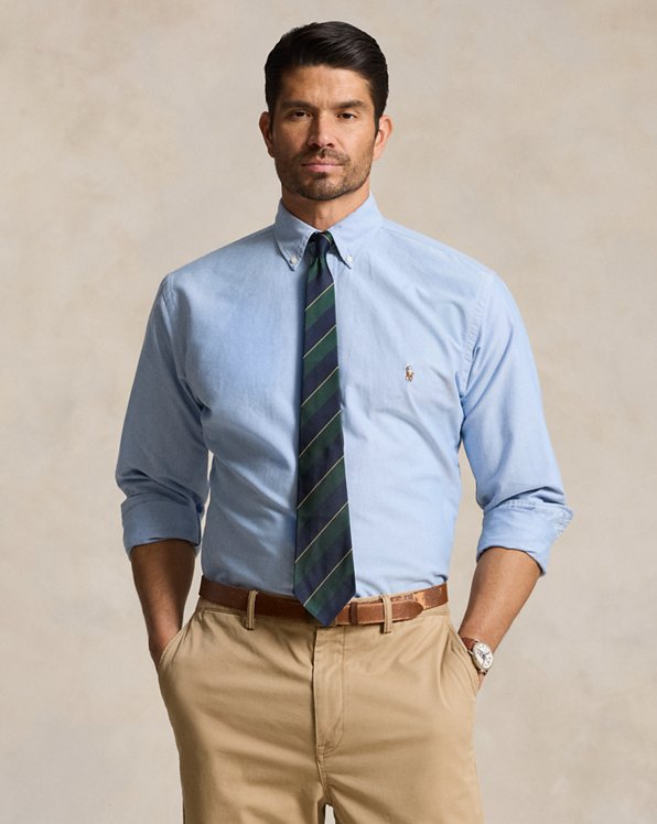 Men's Big & Tall Oxford Casual Shirts & Button Down Shirts | Ralph 