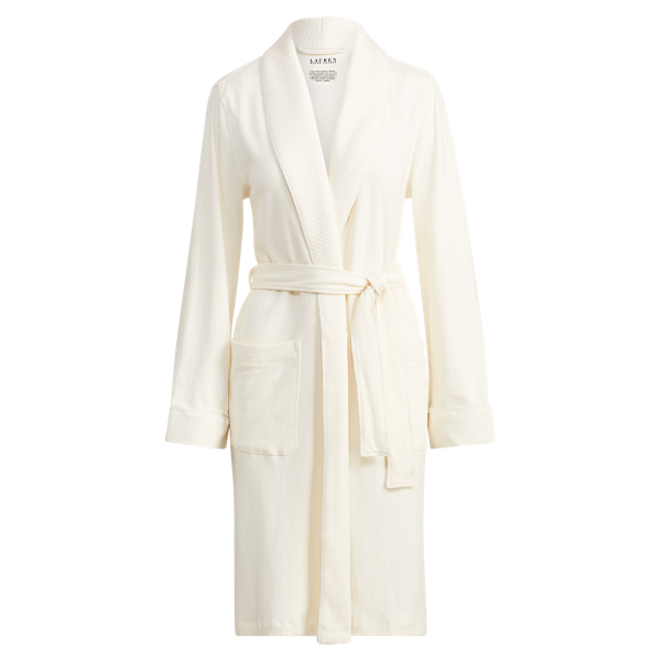 lauren ralph lauren quilted shawl collar short robe