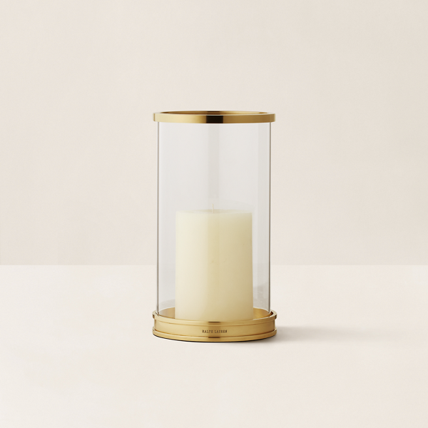 Petit photophore contemporain en laiton