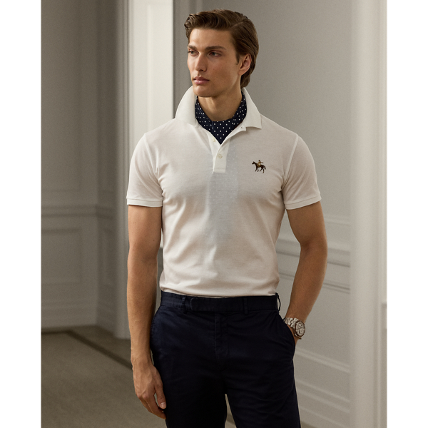 Men's Custom Fit Piqué Polo Shirt | Ralph Lauren