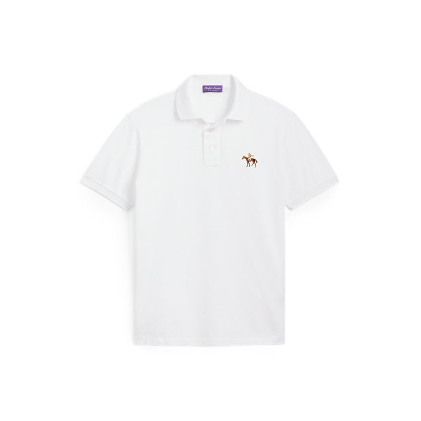 Shop Ralph Lauren Custom Slim Fit Piqué Polo Shirt In Classic Copen Blue