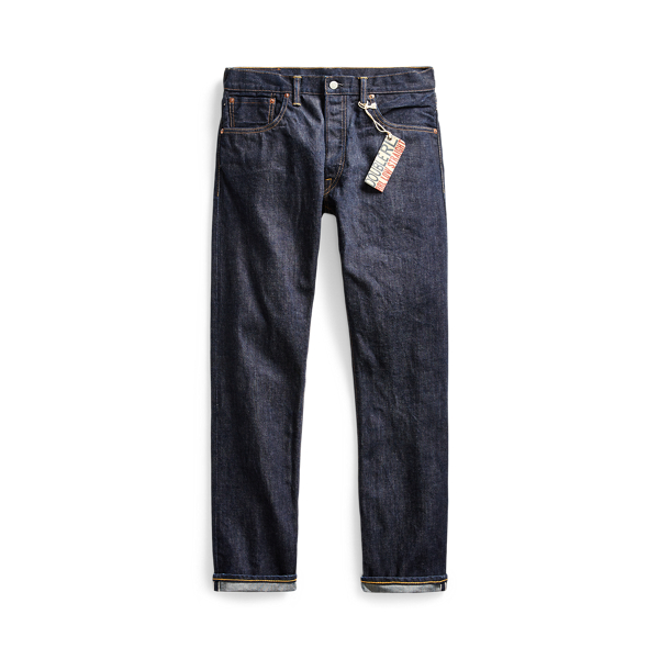 Low Straight Once Washed Selvedge Jean