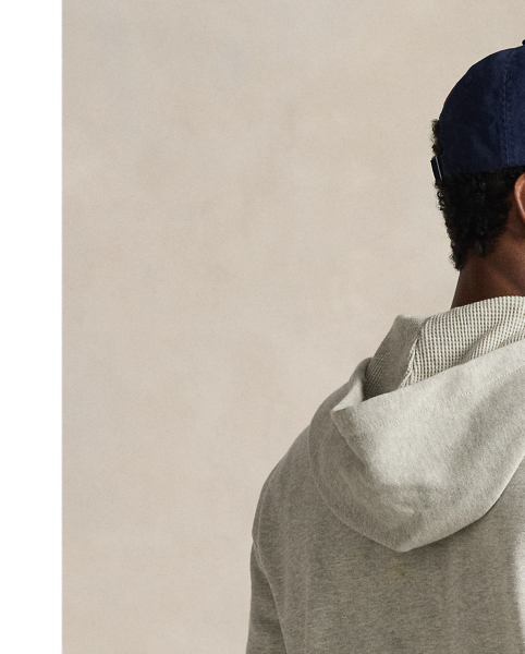 Made from cotton-blend fleece, this full-zip hoodie is a comfortable Polo essential.