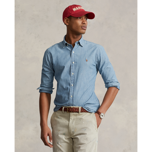 Slim Fit Chambray Shirt for Men | Ralph Lauren® NL