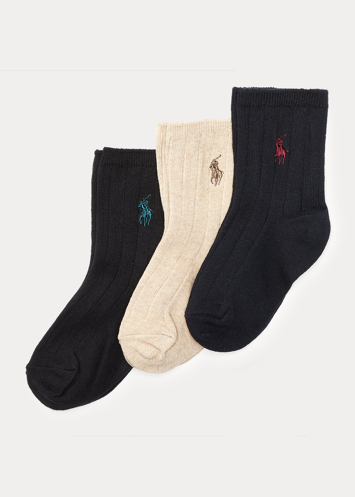 Ribbed Dress Socks 3-Pack