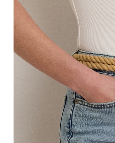 Cut for a flattering high rise, these straight ankle jeans are made from comfortable denim, which offers just enough stretch for a relaxed fit and feel.