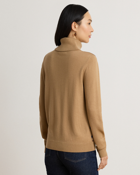 Maglia Dolcevita Ralph Lauren con Stampa Equestre