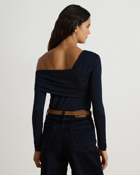 Top Monospalla Asimmetrico in Jersey - Ralph Lauren