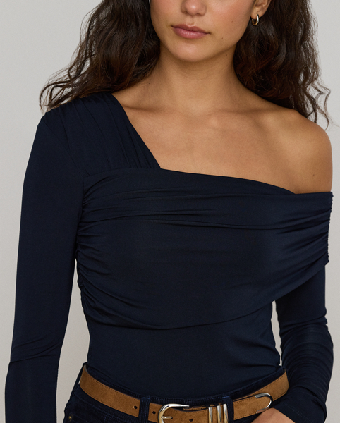 Top Monospalla Asimmetrico in Jersey - Ralph Lauren