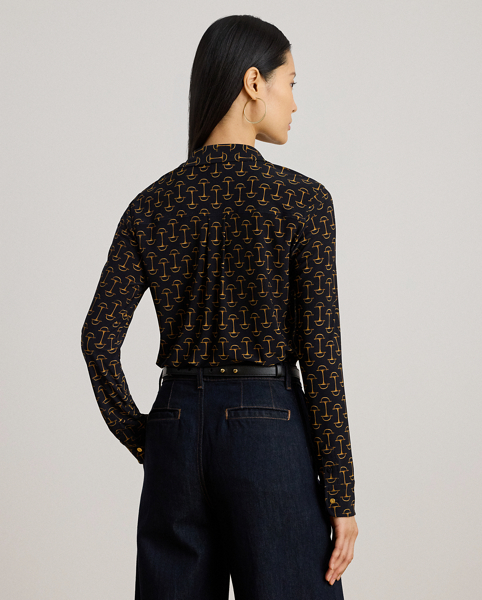 Camicia in Jersey Geometrica di Ralph Lauren - Stile Unico