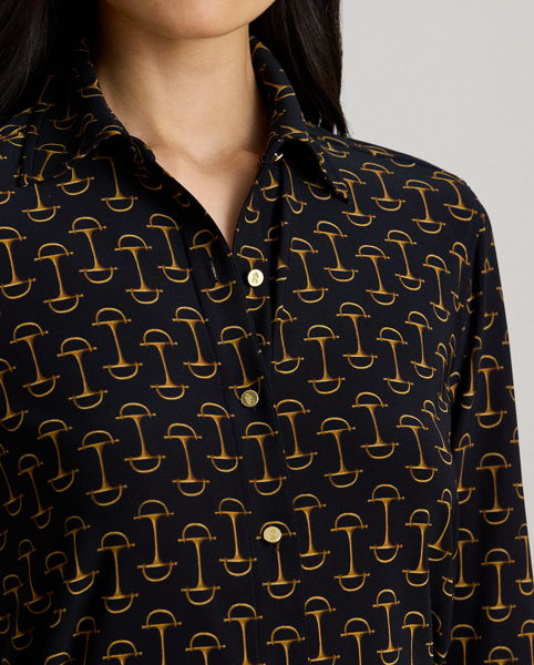 Camicia in Jersey Geometrica di Ralph Lauren - Stile Unico