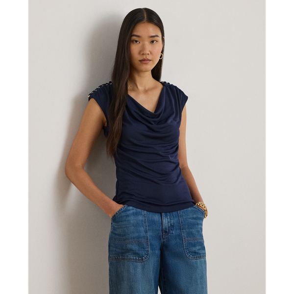 Top in Jersey Ralph Lauren: Eleganza e Comfort