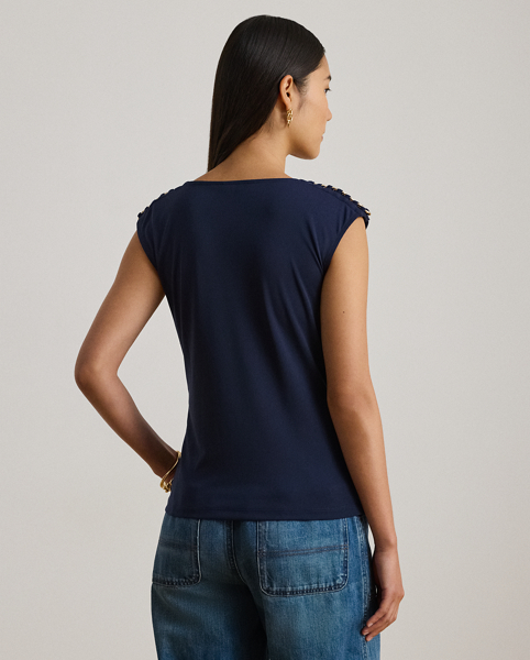 Top in Jersey Ralph Lauren: Eleganza e Comfort