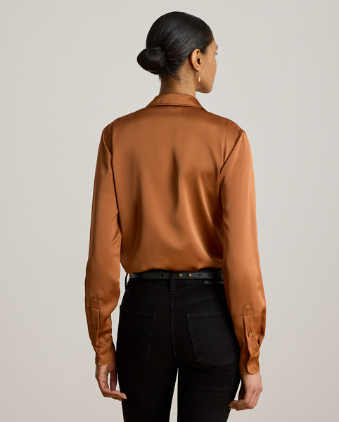 Camicia Classic-Fit in Raso Charmeuse Ralph Lauren