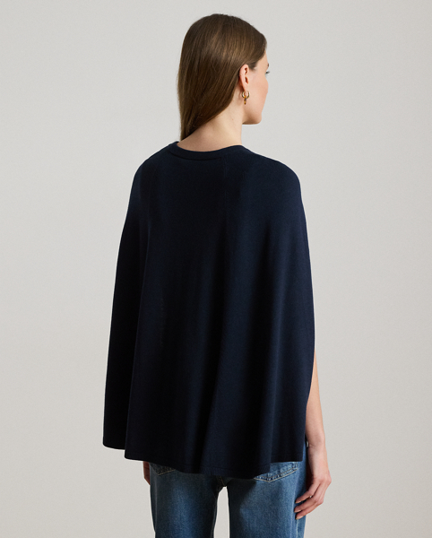Maglia a Girocollo a Mantella Ralph Lauren - Eleganza Casual