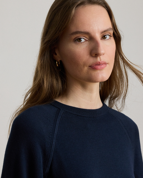 Maglia a Girocollo a Mantella Ralph Lauren - Eleganza Casual