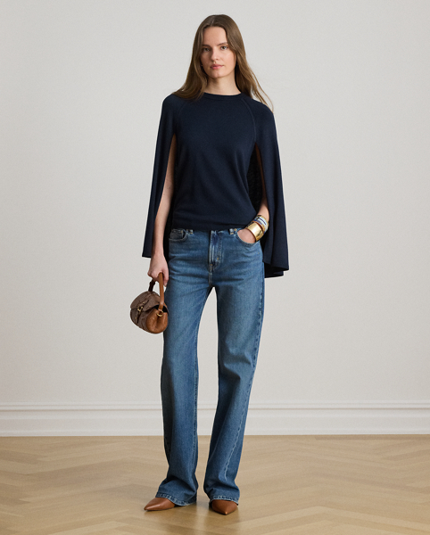 Maglia a Girocollo a Mantella Ralph Lauren - Eleganza Casual