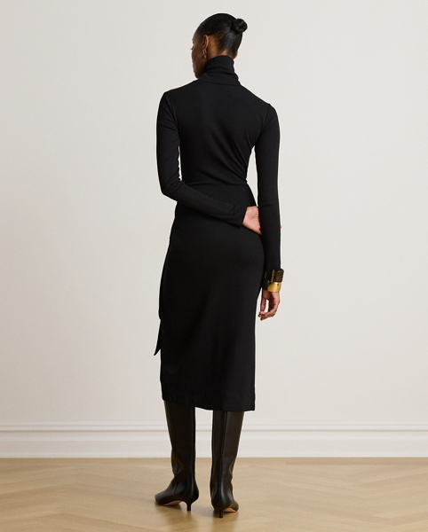 Abito Dolcevita Ralph Lauren con Fiocco per Donna