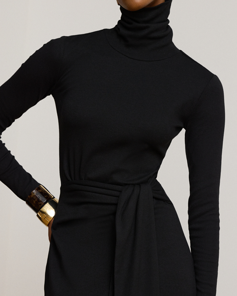 Abito Dolcevita Ralph Lauren con Fiocco per Donna