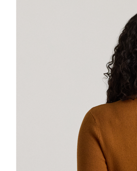 This stretch-cotton-blend jumper is detailed with an "LRL" logo on the right hem for signature style.