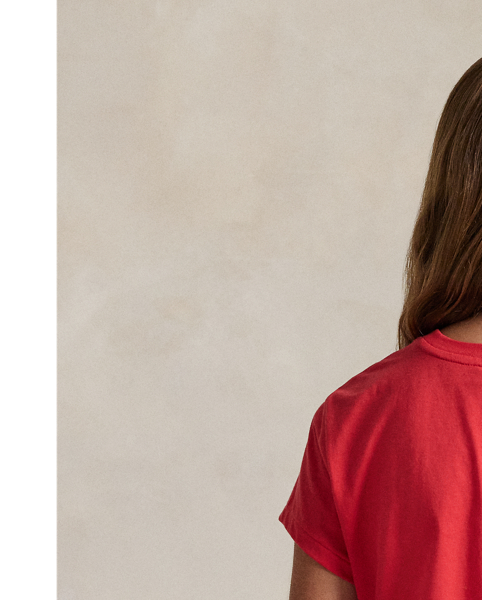 Cut for a straight fit, this cotton jersey crewneck tee has been washed for added softness and finished with our signature embroidered Pony.