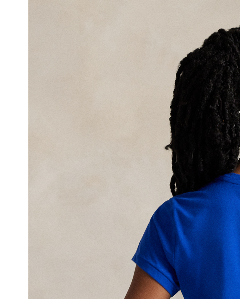 Cut for a straight fit, this cotton jersey crewneck tee has been washed for added softness and finished with our signature embroidered Pony.