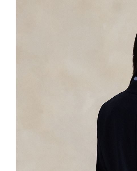 Crafted with stretch-blend wool, this expertly tailored blazer is fully lined, fitted through the waist and features a slightly flared hem.