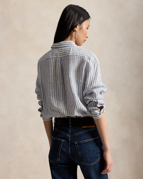 Camicia Lino Vichy Ralph Lauren - Stile e Comfort