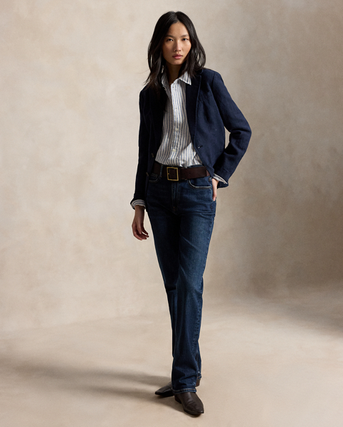 Camicia Lino Vichy Ralph Lauren - Stile e Comfort